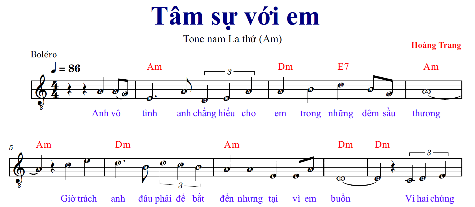 SHEET 600 BÀI BOLERO – RUMBA